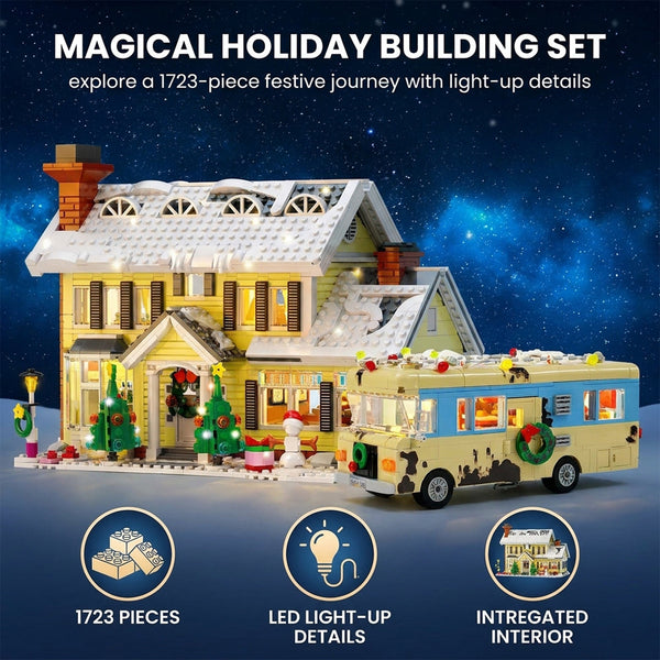 Sakerplus® Christmas Village House RV Building Set
