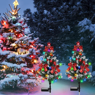 Sakerplus® Solar Christmas Tree Pathway Lights