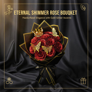 Sakerplus® Glitter Rose Bouquet Gift Set