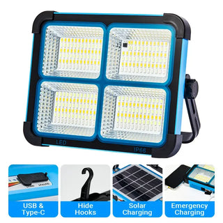 Sakerplus® Solar Rechargeable LED Work Light