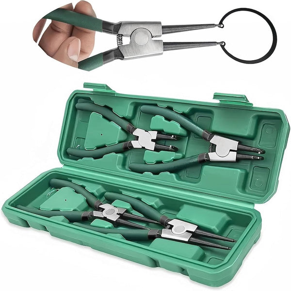 Sakerplus® 4Pcs Snap Ring Pliers Set