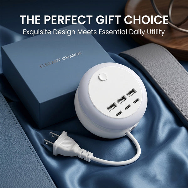 Sakerplus® 6 Port USB Power Strip