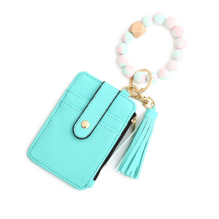 Sakerplus® Wristlet Keychain Bracelet Wallet