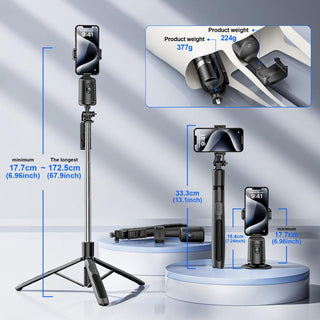 Sakerplus® Ai-Powered Fully Automatic Tracking Phone Gimbal