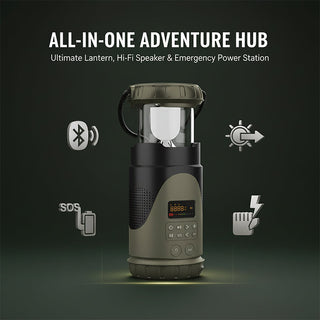 Sakerplus® Emergency Camping Lantern Flashlight Solar USB