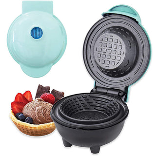 Sakerplus® Mini Waffle Bowl Maker Non-Stick Coating