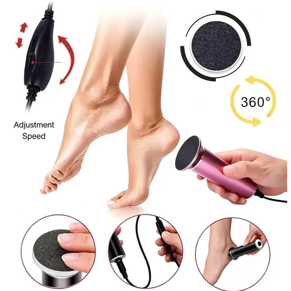 Sakerplus® Electric Foot Callus Remover Pedicure Kit