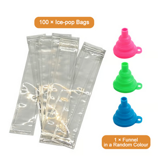 Sakerplus® Reusable Ice Pop Bags Set