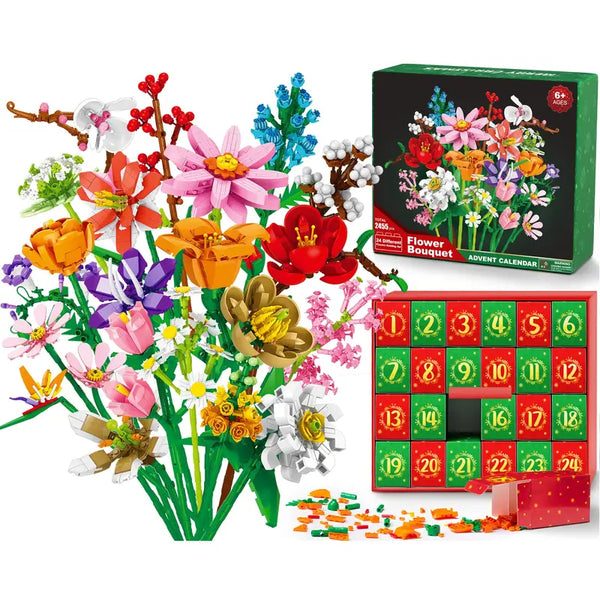 Sakerplus® Christmas Flower Bouquet Advent Calendar