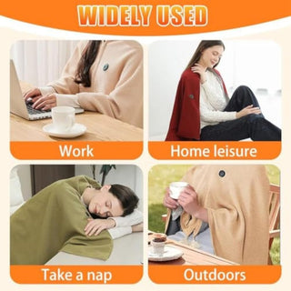 Sakerplus®  Portable USB Heated Shawl Wrap