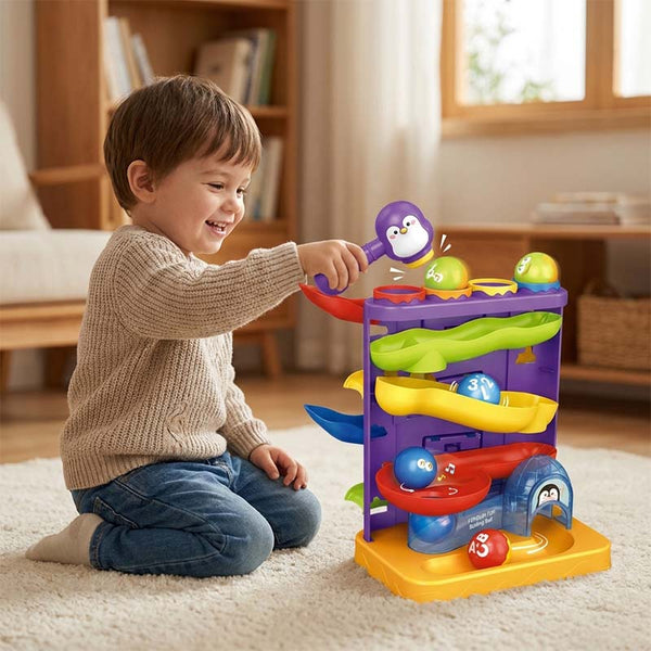 Sakerplus® Interactive Penguin Ball Track Toy