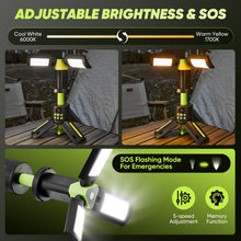 Sakerplus Telescopic Camping Lights with Stand