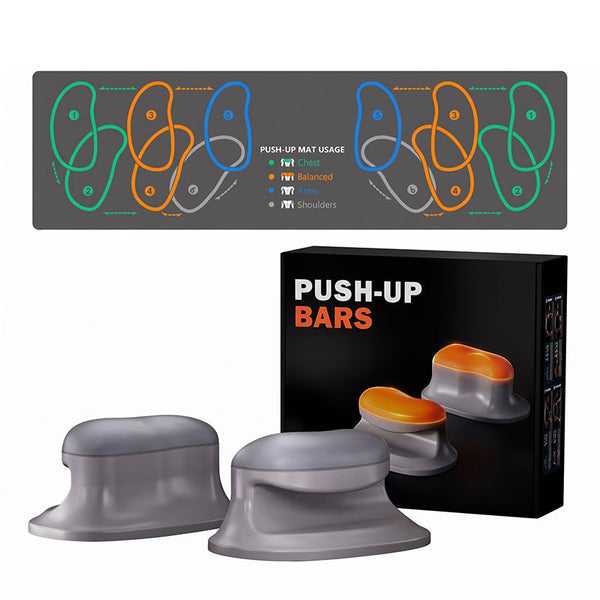 Sakerplus® Ergonomic Push Up Bars With Mat