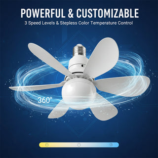 Sakerplus® Modern Low Profile Ceiling Fan Light