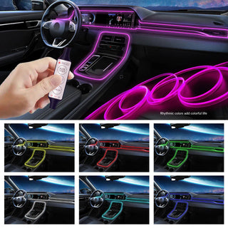 Sakerplus® USB Car LED Lights with APP Control