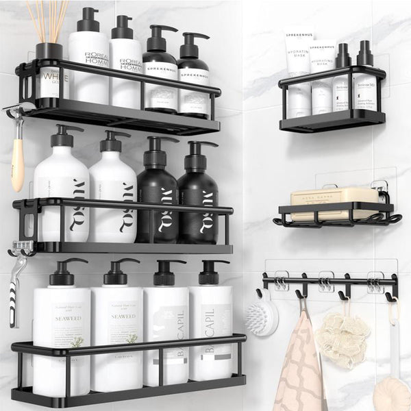 Sakerplus® Rustproof Shower Caddy Storage Set