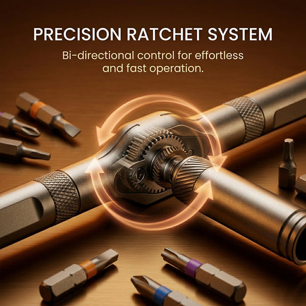 Sakerplus® Portable Precision Ratchet Driver Set