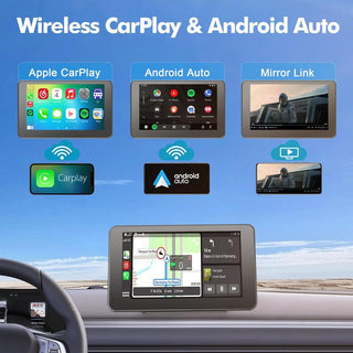 Sakerplus® Portable Wireless CarPlay Touch Screen