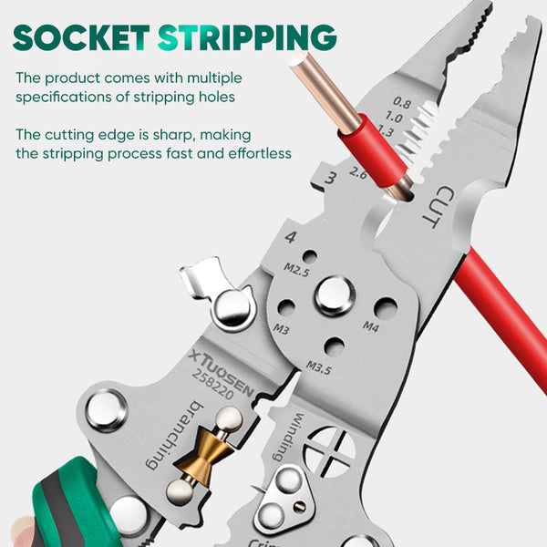 Sakerplus® 13 In 1 Wire Stripper Tool