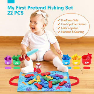 Sakerplus® Toddler Montessori Fishing Learning Toy