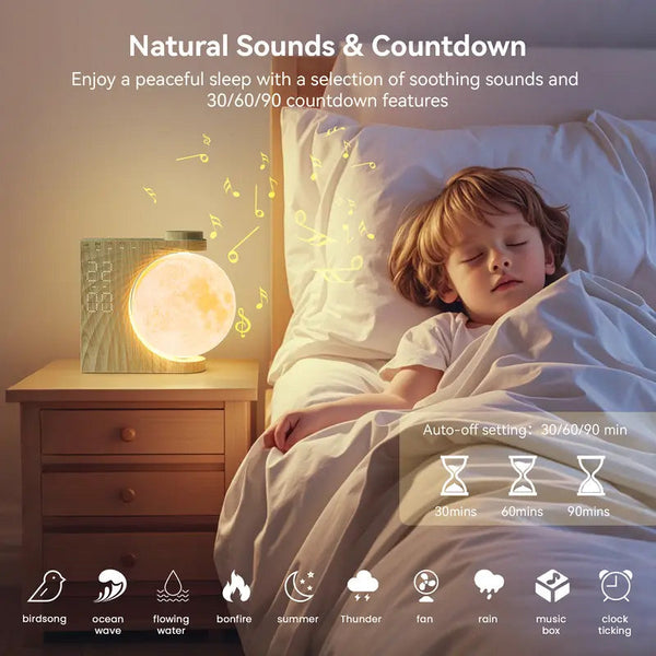 Sakerplus® Sunrise Alarm Clock Moon Lamp