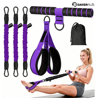 Sakerplus® Multifunction Pedal Resistance Band Trainer