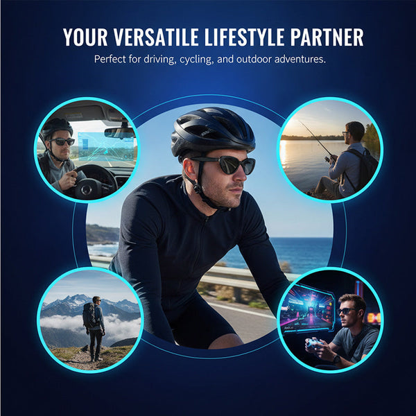 Sakerplus® Smart AI Glasses With Real-Time Translation
