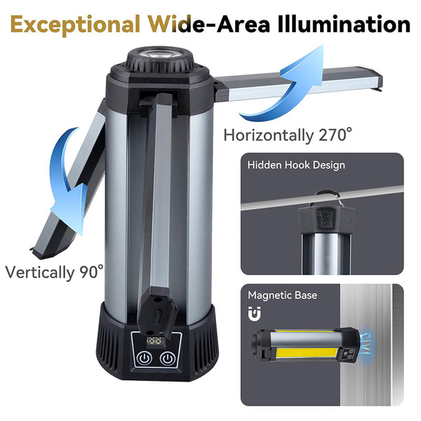 Sakerplus® Upgraded Portable Camping Light with Bracket