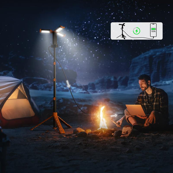 Sakerplus® Upgraded Portable Camping Light with Bracket