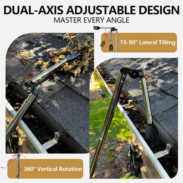 Sakerplus® Ground Level Gutter Cleaning Tool