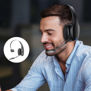 Sakerplus Trucker Wireless Bluetooth Noise Cancelling Headset