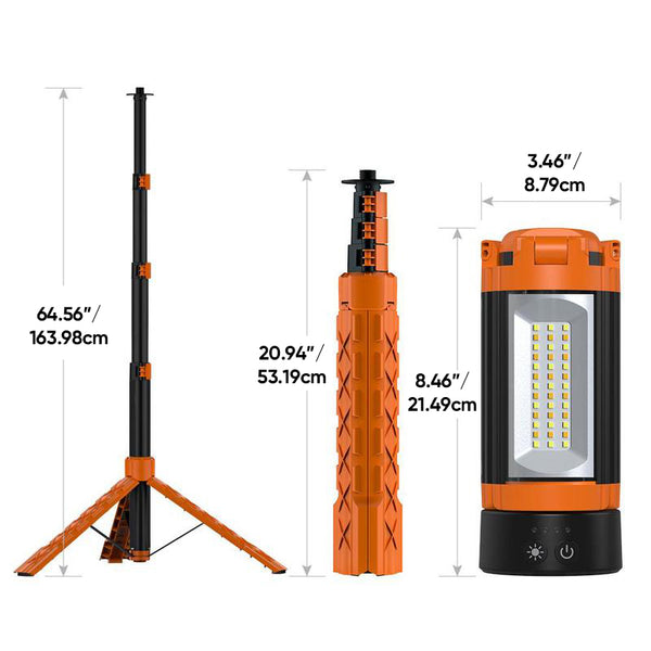 Sakerplus® Upgraded Portable Camping Light with Bracket