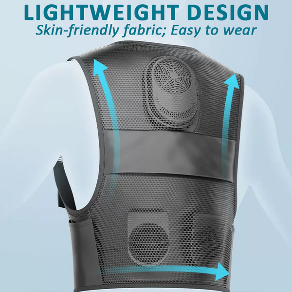 Sakerplus®  Portable Cooling Vest With Fans