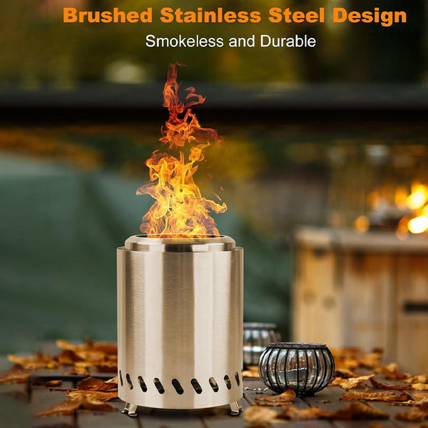 Saker Portable Smokeless Tabletop Fire Pit