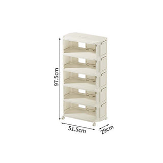 Sakerplus® Vertical Plastic Shoe Rack Organizer