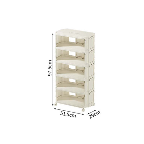 Sakerplus® Vertical Plastic Shoe Rack Organizer