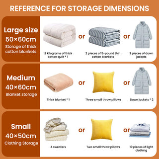 Sakerplus® Space Saving Vacuum Compression Bags