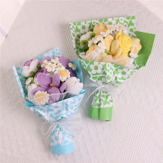Sakerplus Crochet Flower Gift Bouquet Decoration