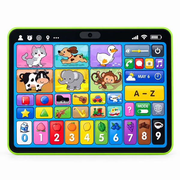 Sakerplus® Trilingual Interactive Learning Tablet Toy For Toddlers