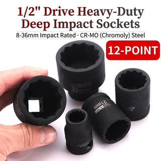 Sakerplus® Heavy Duty 12-Point Impact Socket