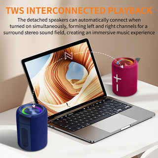 Sakerplus Magnetic Dual Splittable Bluetooth Speaker