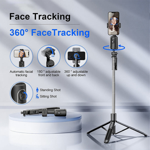 Sakerplus® Ai-Powered Fully Automatic Tracking Phone Gimbal