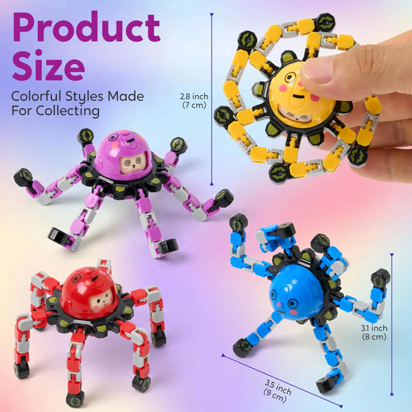 Sakerplus® Transforming Mechanical Fidget Spinner Toy