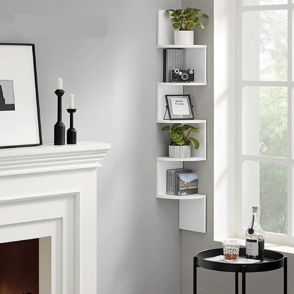 Sakerplus® Multi-Tier Wall Mount Corner Shelf