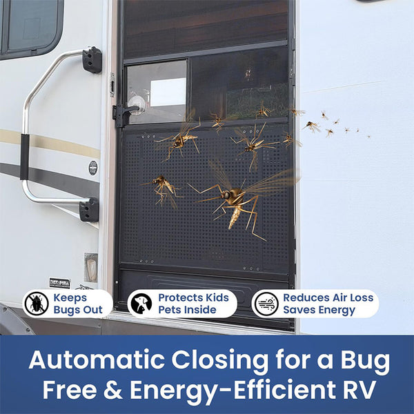 Sakerplus® RV Screen Door Auto Closer
