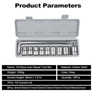 Sakerplus Wrench Socket Set Auto Repair