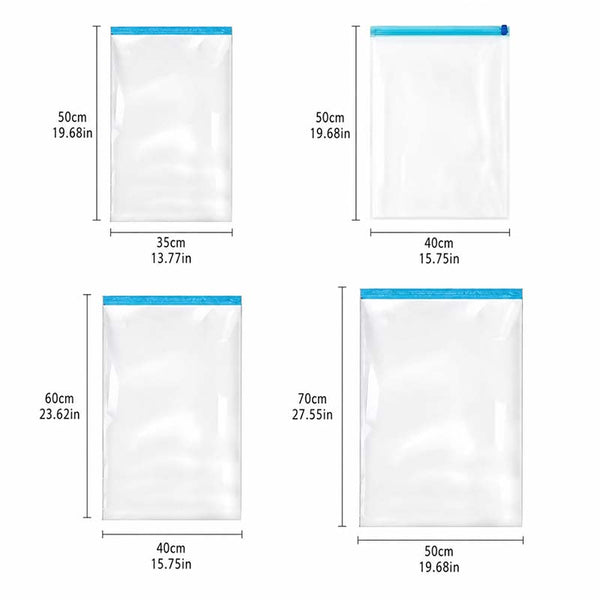 Sakerplus® Pump-Free Roll-Up Compression Storage Bags