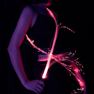 Sakerplus® Fiber Optic Dance Whip Lights