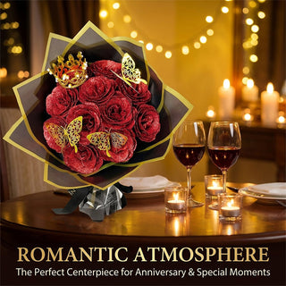 Sakerplus® Glitter Rose Bouquet Gift Set