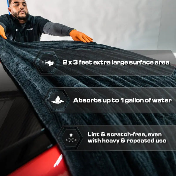 Sakerplus® Microfiber Car Drying Towel Set